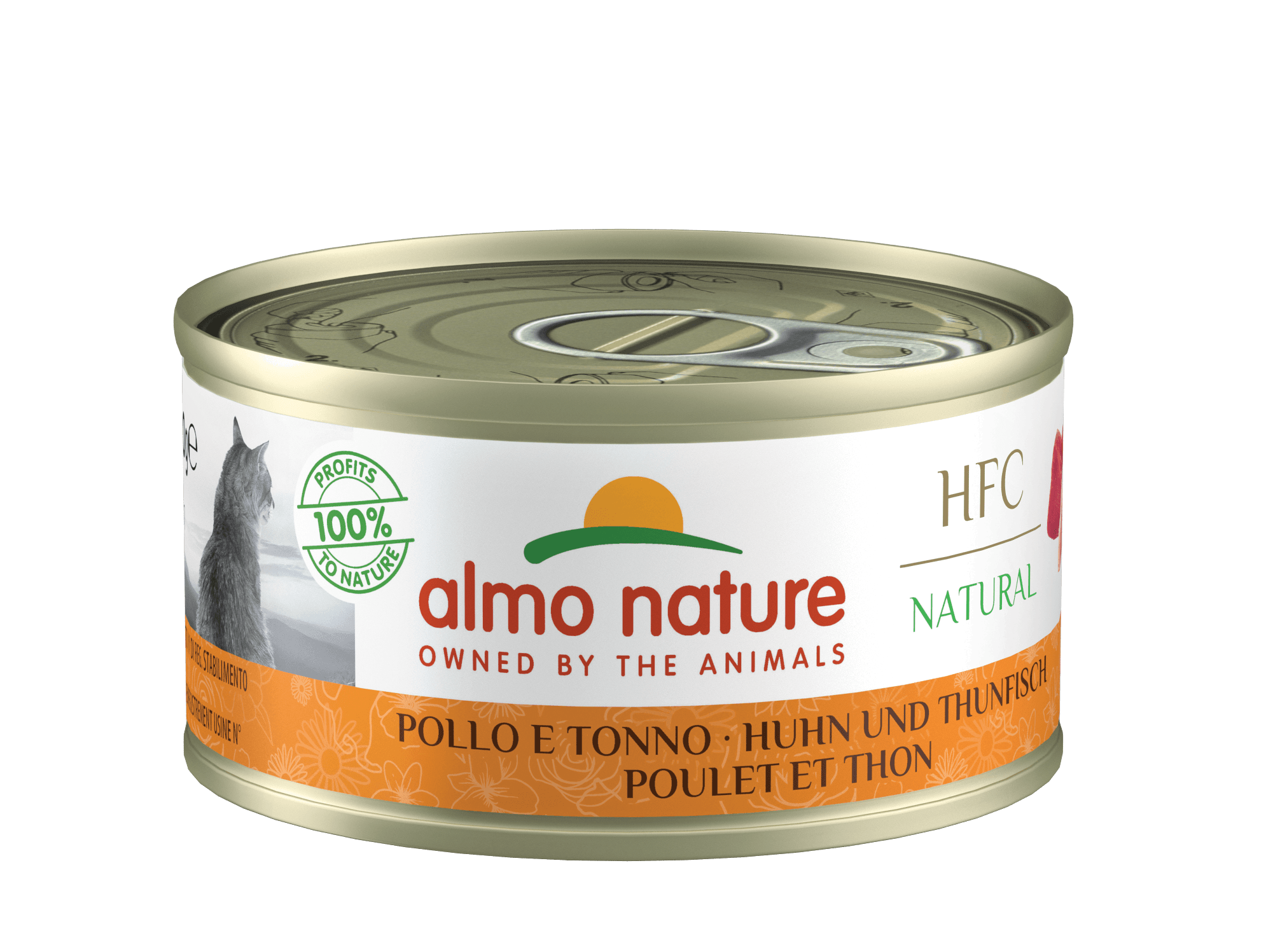 almo nature Katzennassfutter Cat Adult Huhn + Thunfisch