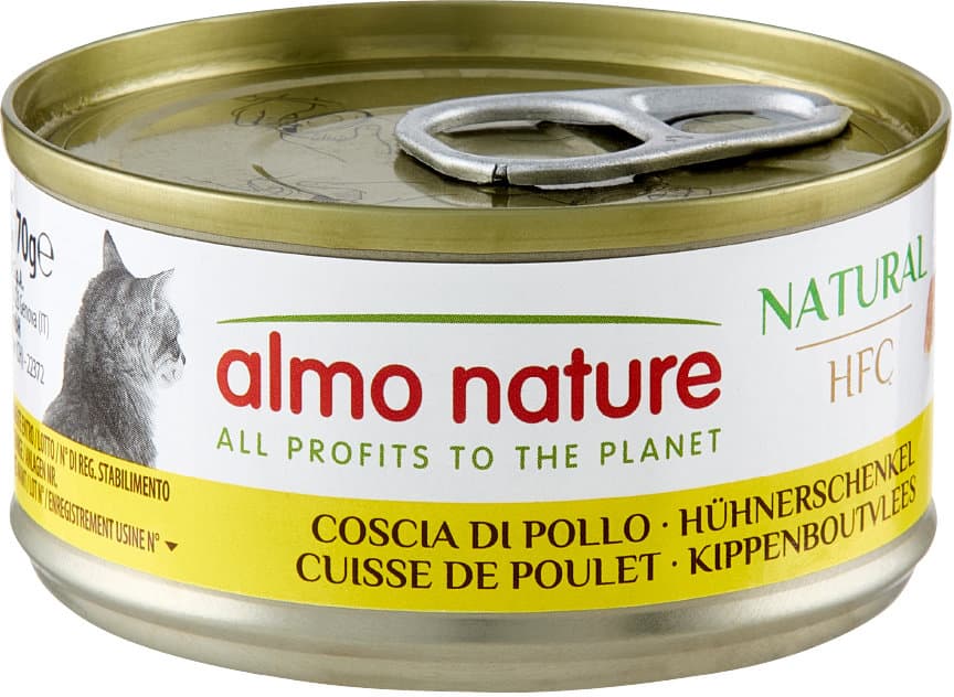 almo nature Katzennassfutter Adult Hühnerschenkel