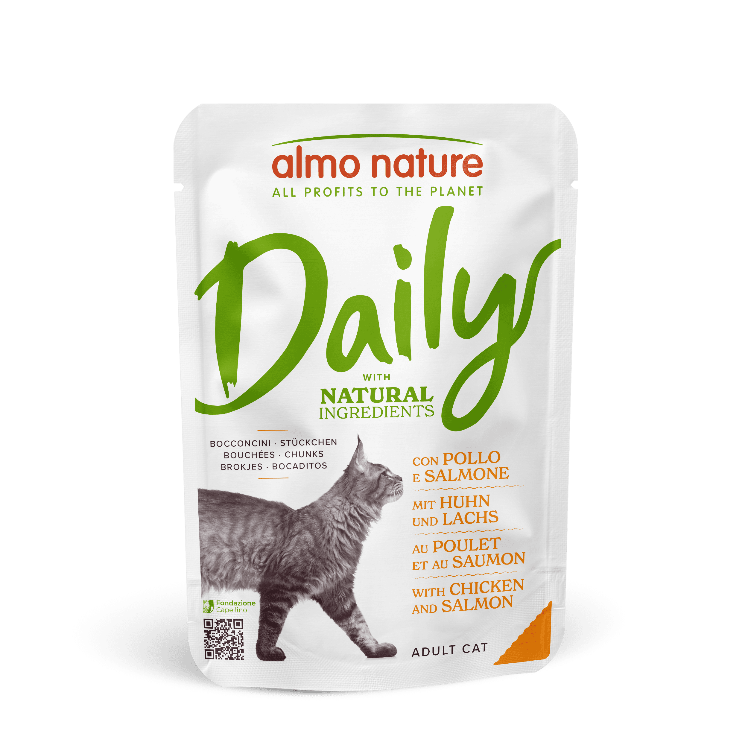 almo nature Katzennassfutter Cat Daily Menu Huhn + Lachs