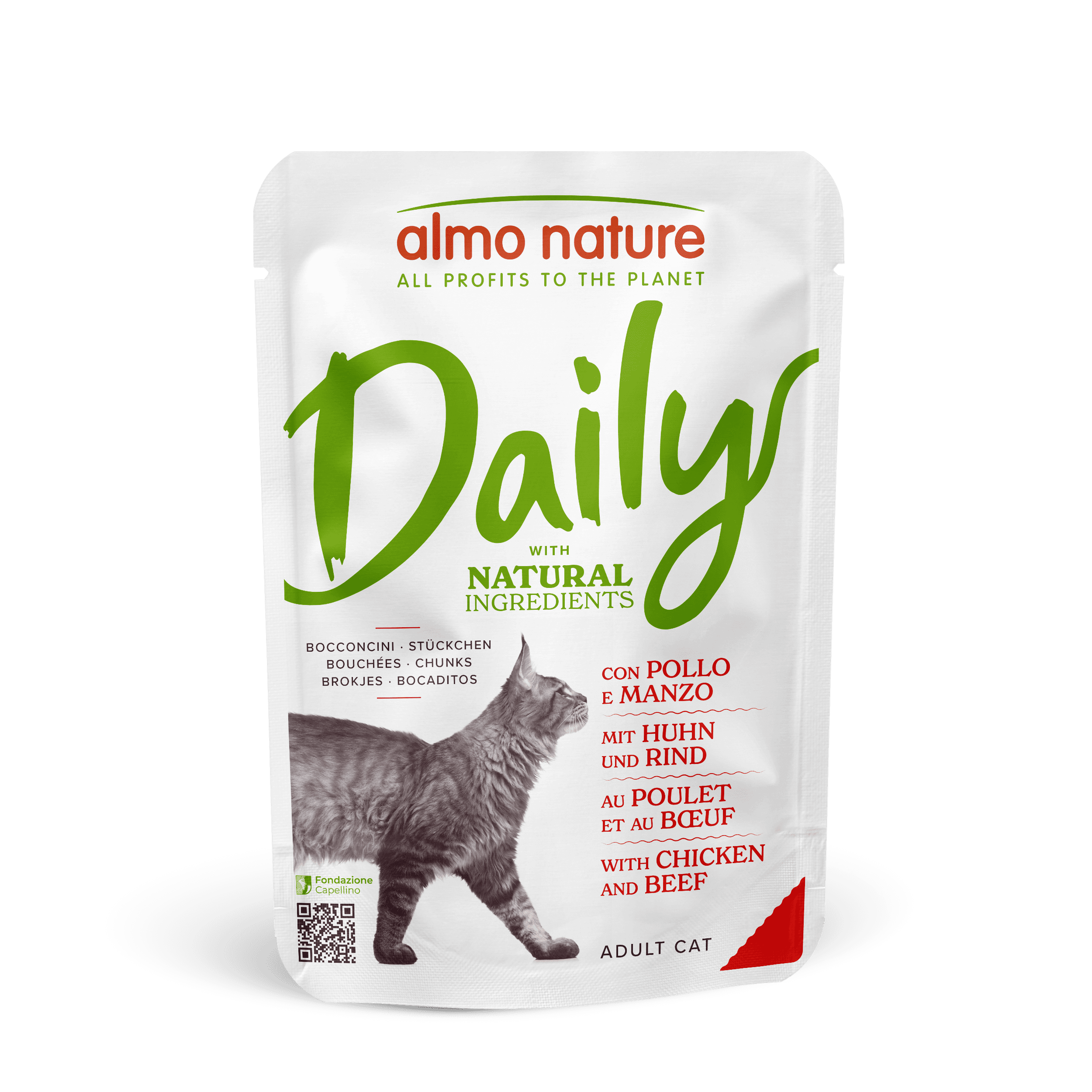 almo nature Katzennassfutter Cat Daily Menu Huhn + Rind