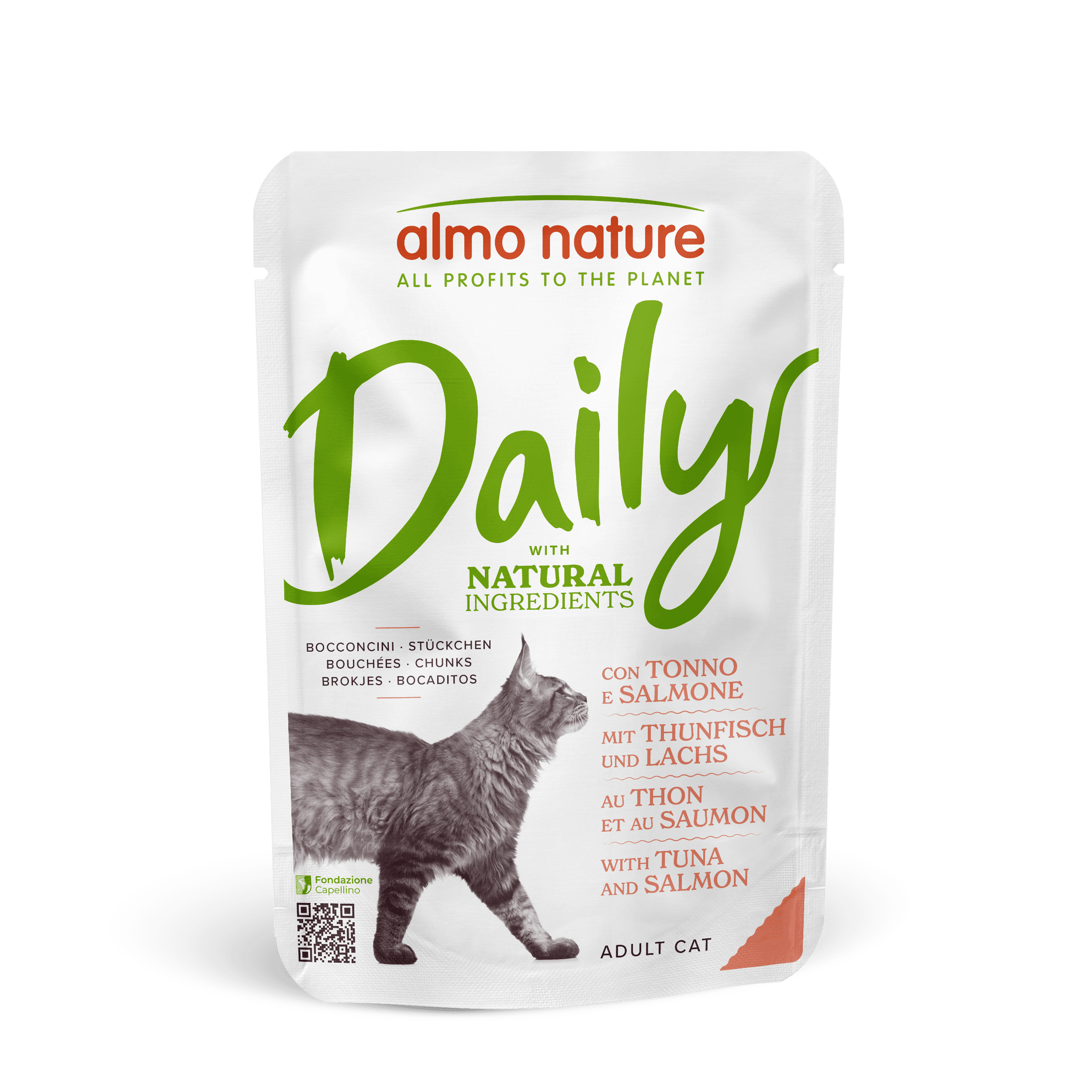 almo nature Katzennassfutter Cat Daily Menu Thunfisch + Lachs