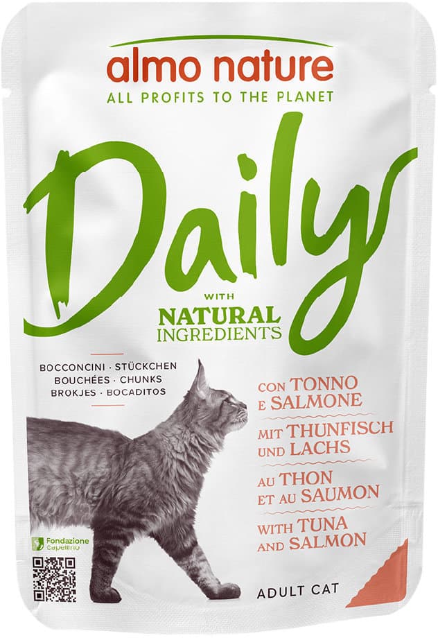 almo nature Katzennassfutter P.B. Daily Menu Thunfisch + Lachs