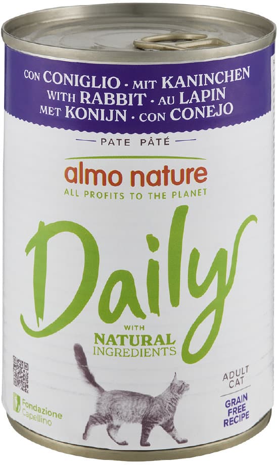 almo nature Katzennassfutter Adult Daily Kaninchen