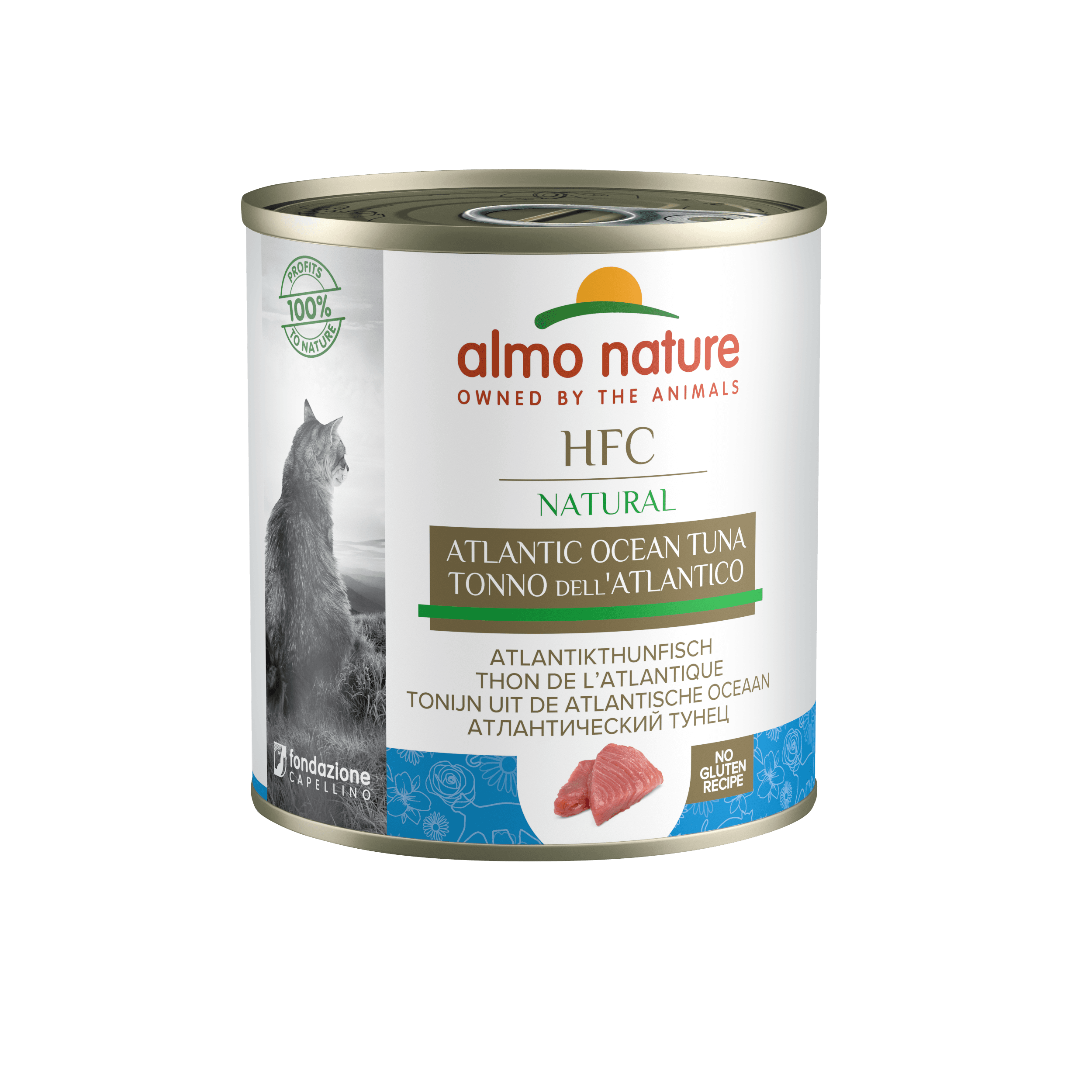 almo nature Katzennassfutter Cat Adult Natural Atlantikthunfisch