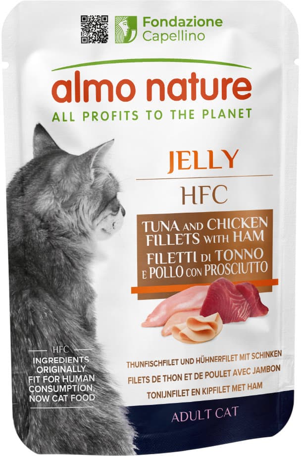 almo nature Katzennassfutter P.B. Natural Jelly Thunfisch+Hühnerf