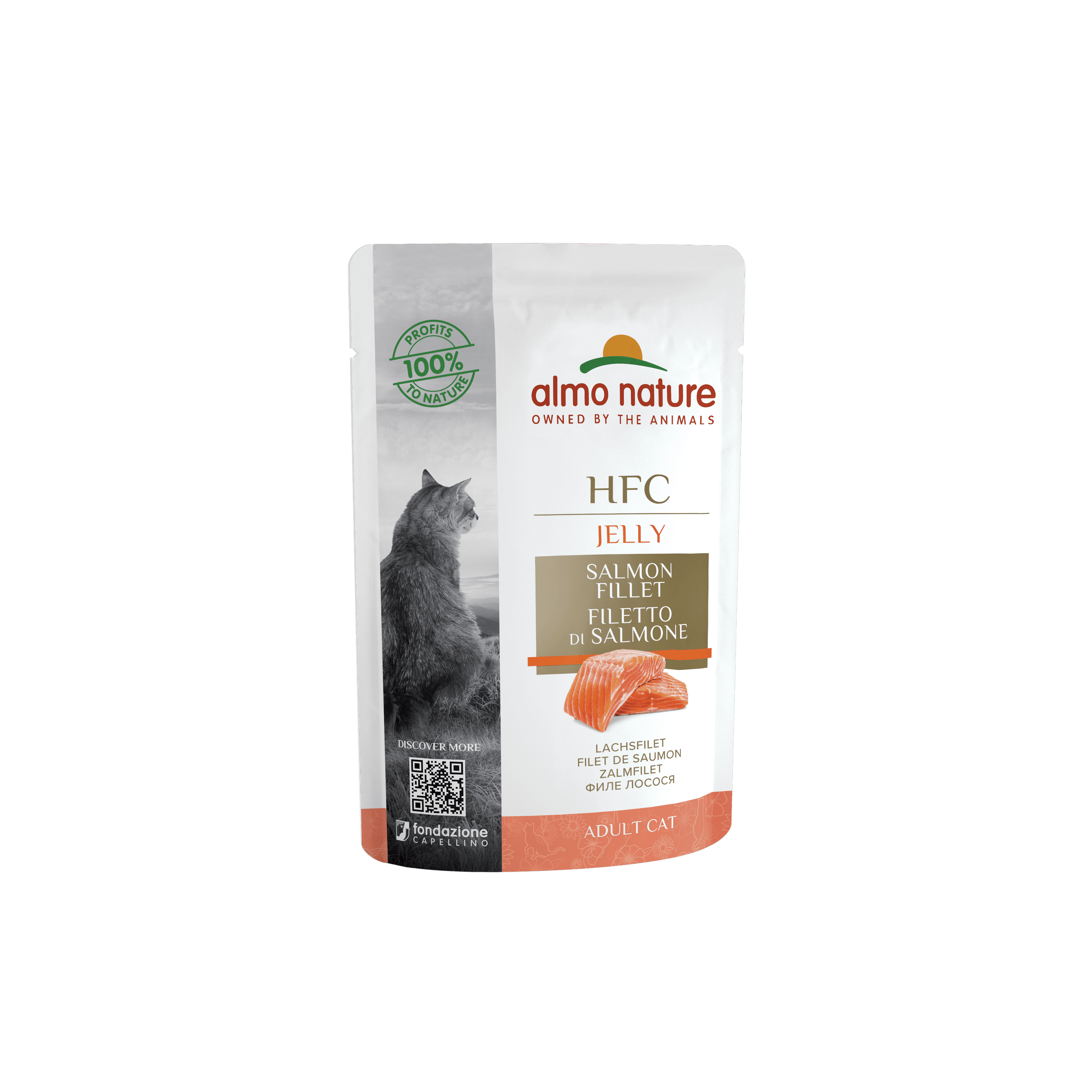 almo nature Katzennassfutter Cat Natural Jelly Lachsfilet