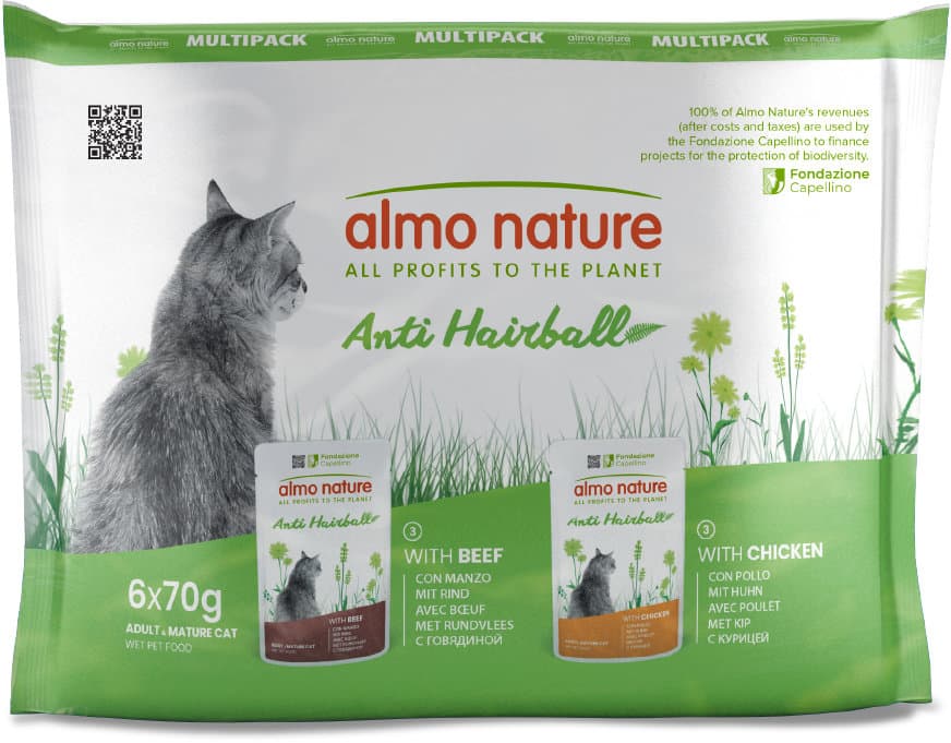 almo nature Katzennassfutter P.B. MP Holistic Hairball