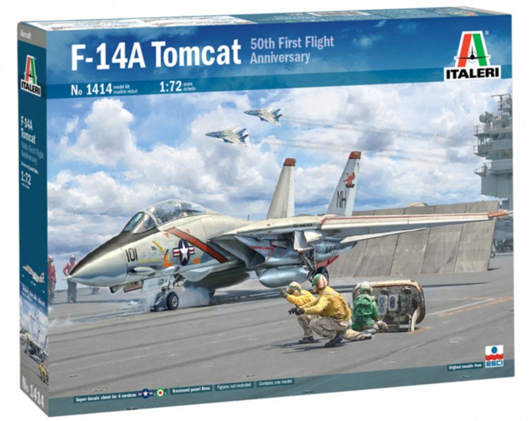 Produktbild Italeri 510001414 - 1:72 F-14A Tomcat Recessed Line Panels 2 von 6