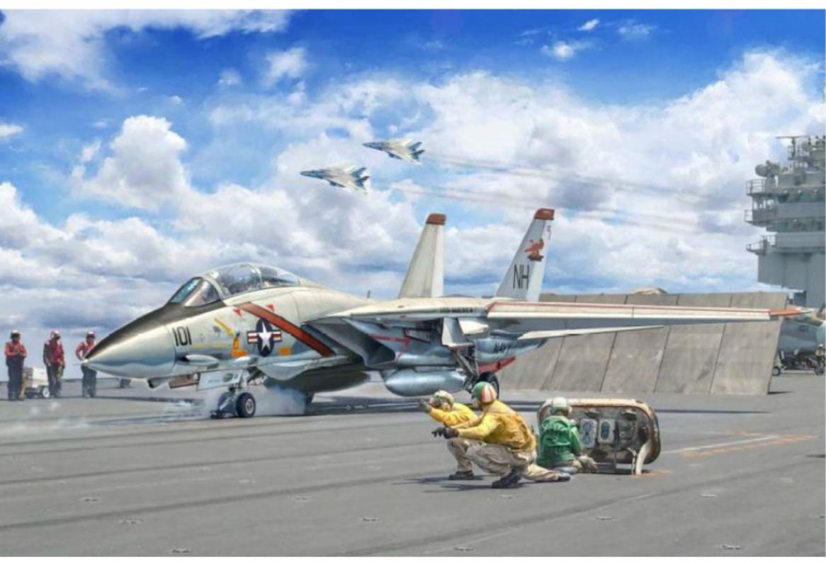 Italeri 510001414 - 1:72 F-14A Tomcat Recessed Line Panels
