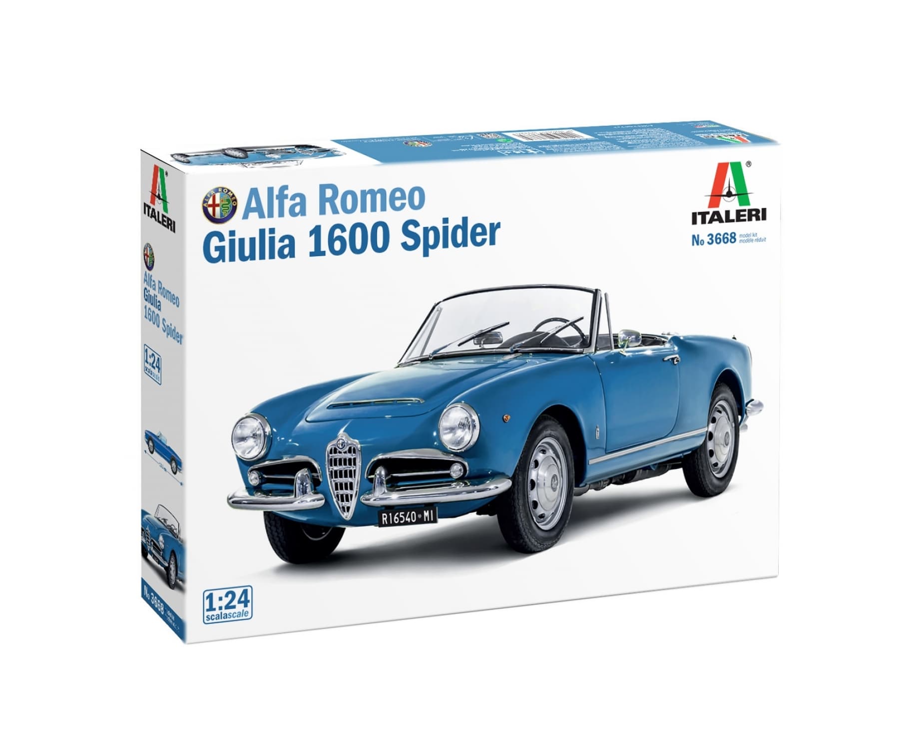 Italeri - 1:24 Alfa Romeo Guilia 1600 Spider