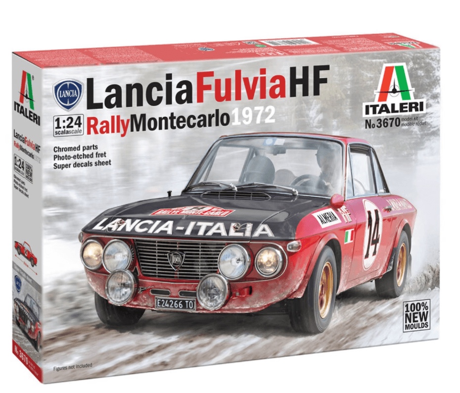 Italeri 1:24 Lancia Fulvia HF Rallye Monte 1972