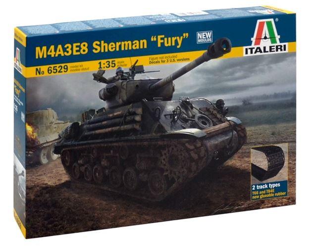 Produktbild Italeri 6529 - Militärfahrzeug - M4A3E8 SHERMAN"FURY"1:35 2 von 6