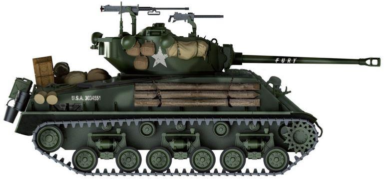 Produktbild Italeri 6529 - Militärfahrzeug - M4A3E8 SHERMAN"FURY"1:35 5 von 6