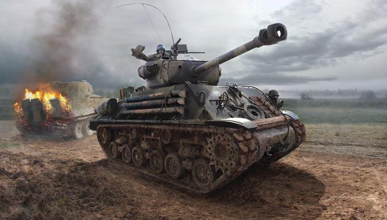 Italeri 6529 - Militärfahrzeug - M4A3E8 SHERMAN"FURY"1:35