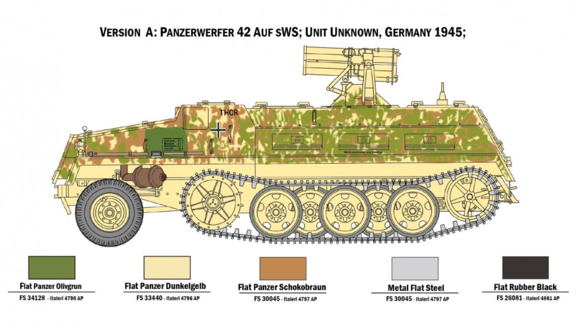 Produktbild Italeri 510006562 - 1:35 15cm Panzerwerfer 42 auf SWS 6 von 6