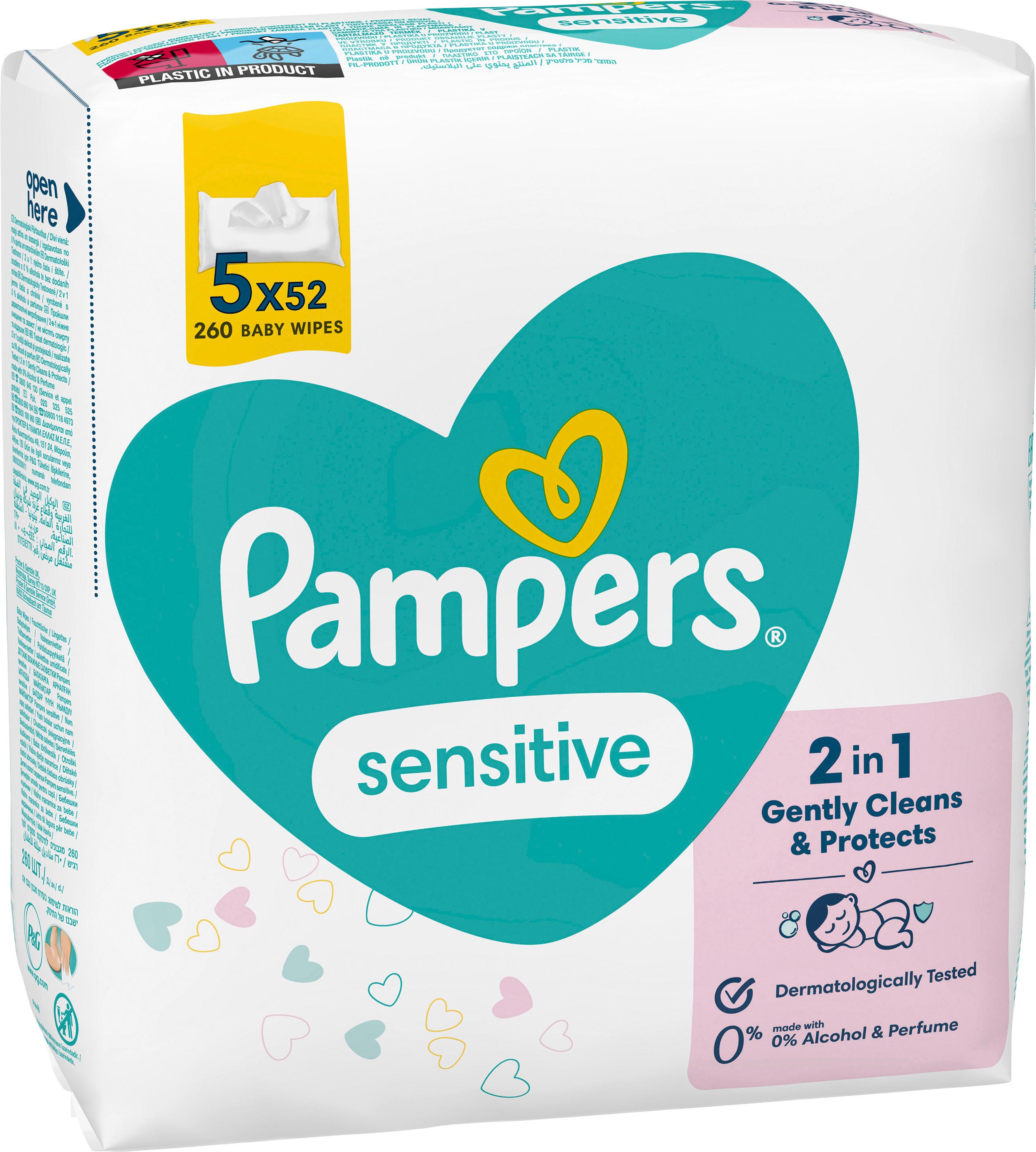 Produktbild Pampers Feuchttücher Sensitive 3 von 11