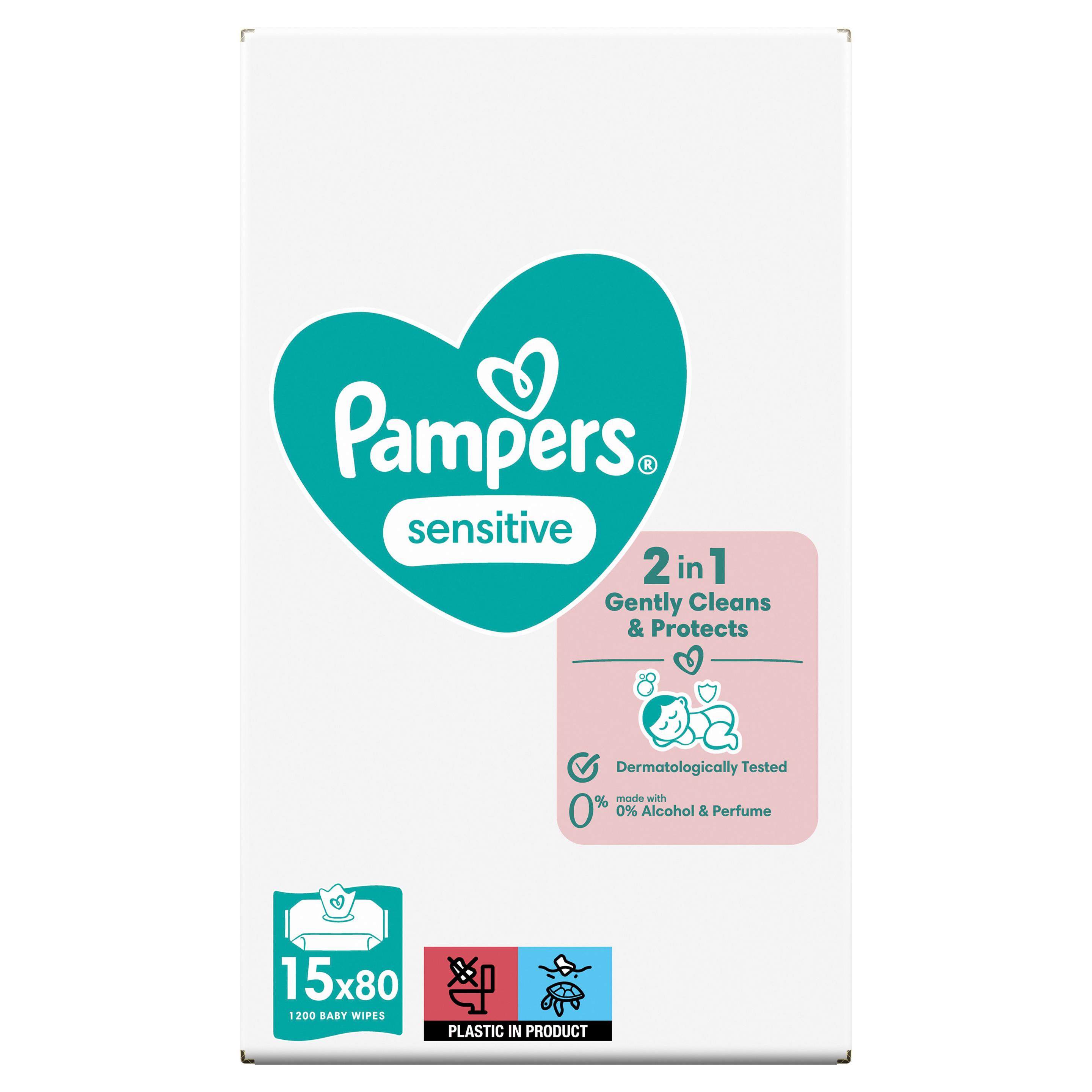 Produktbild Pampers Feuchttücher Sensitive 3 von 12