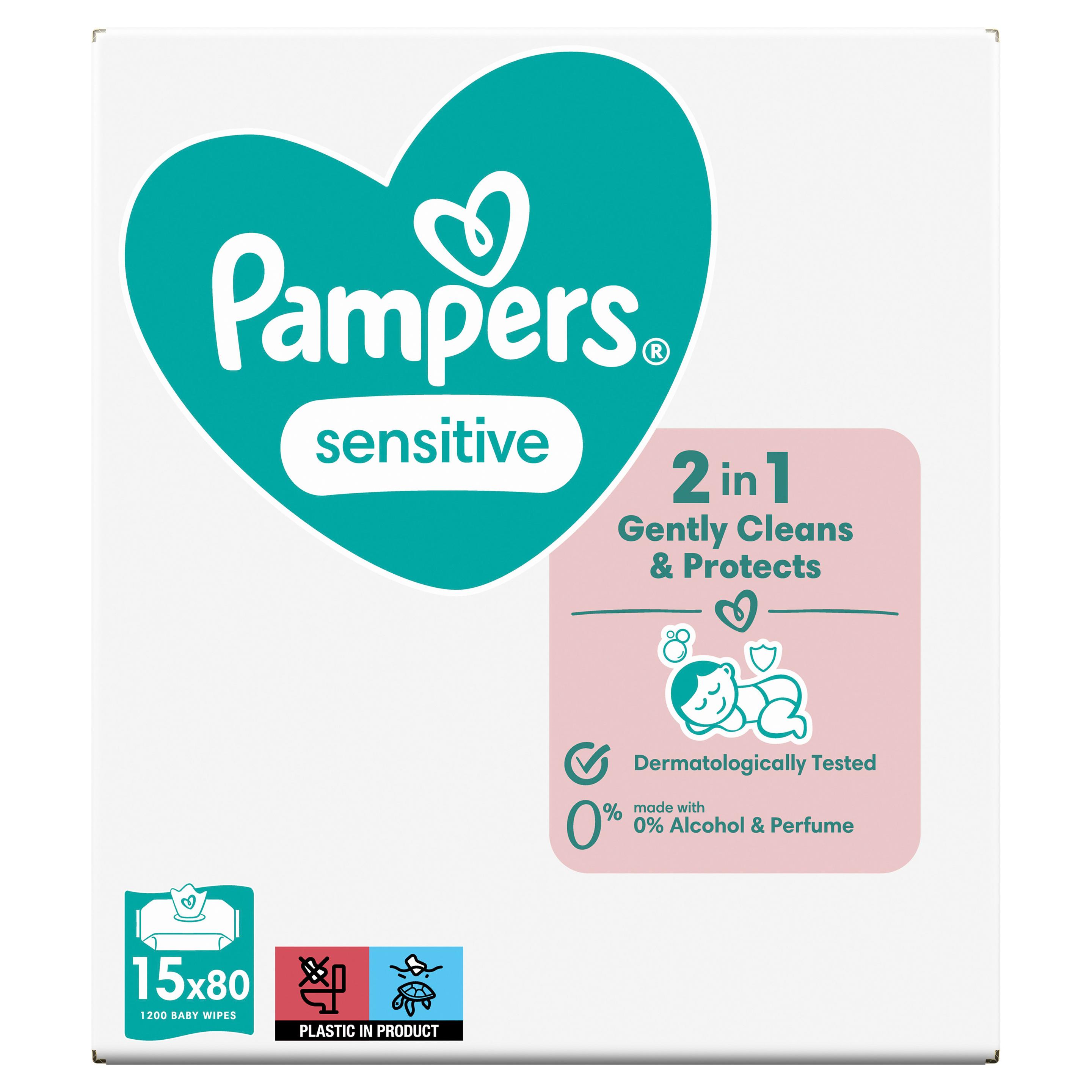 Produktbild Pampers Feuchttücher Sensitive 2 von 12