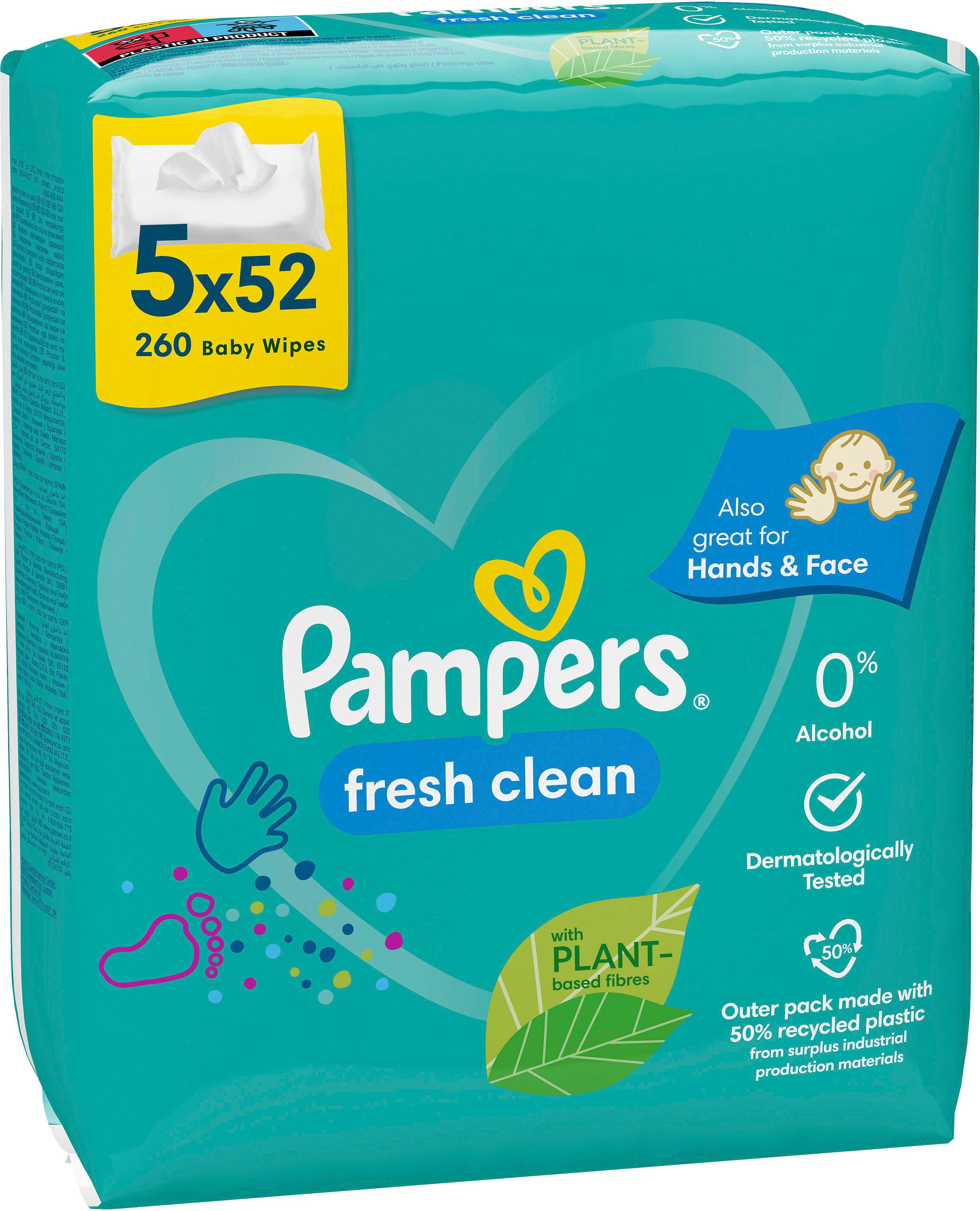 Produktbild Pampers Feuchttücher Fresh Clean 5 von 15