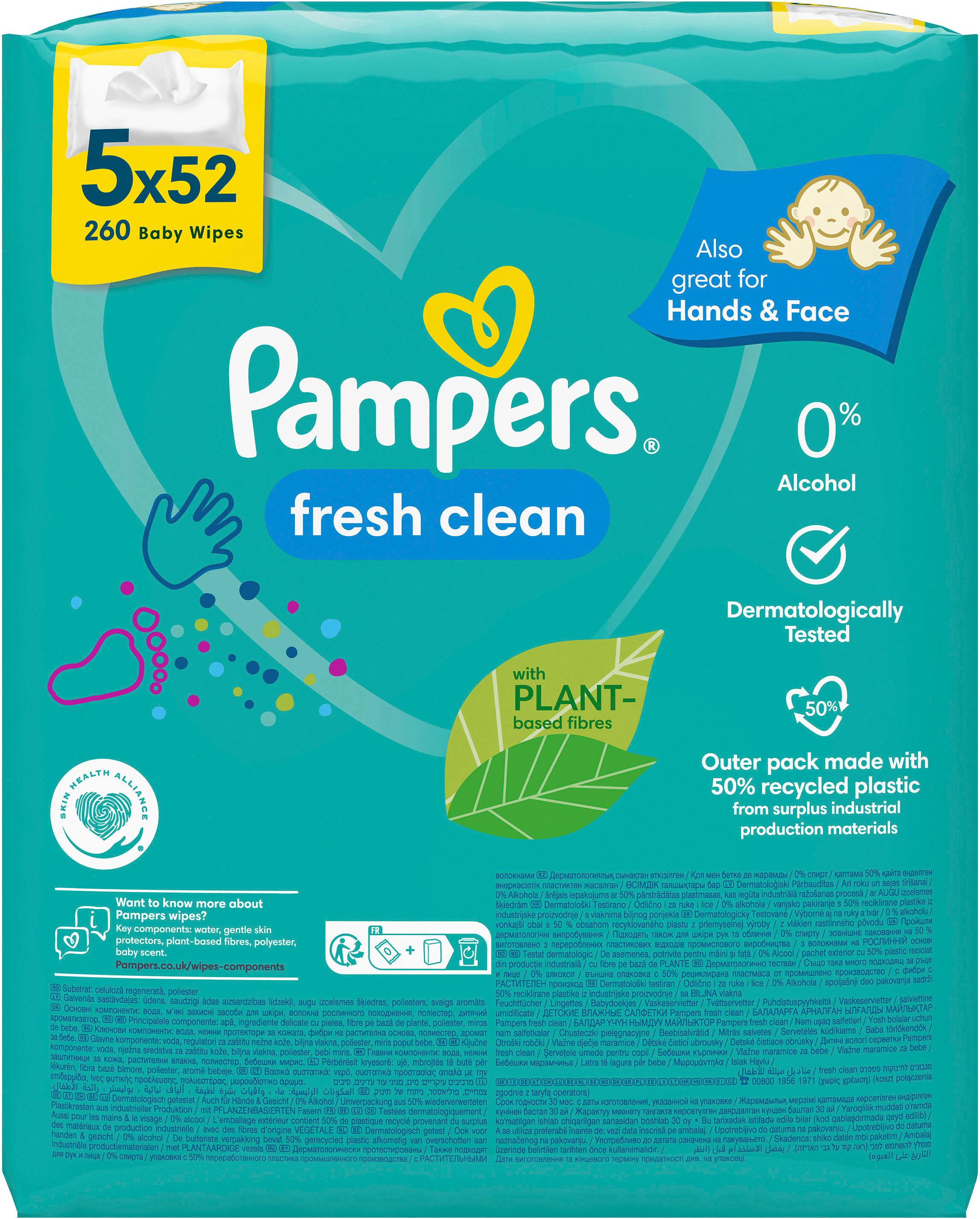 Produktbild Pampers Feuchttücher Fresh Clean 2 von 15