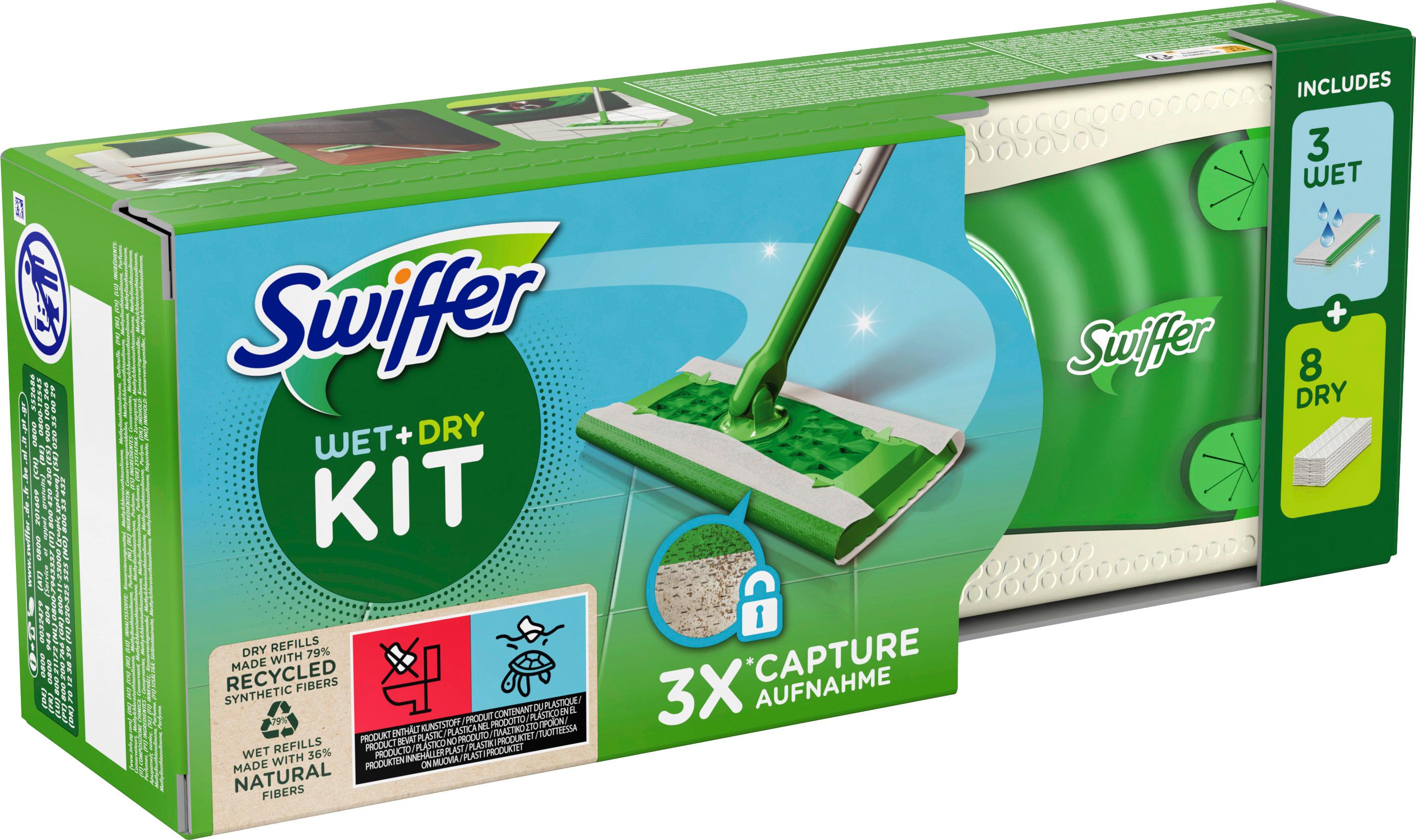 Produktbild Swiffer Bodenstab Starterset + 8 Trockentücher + 3 Wet Wischtücher 3 von 8