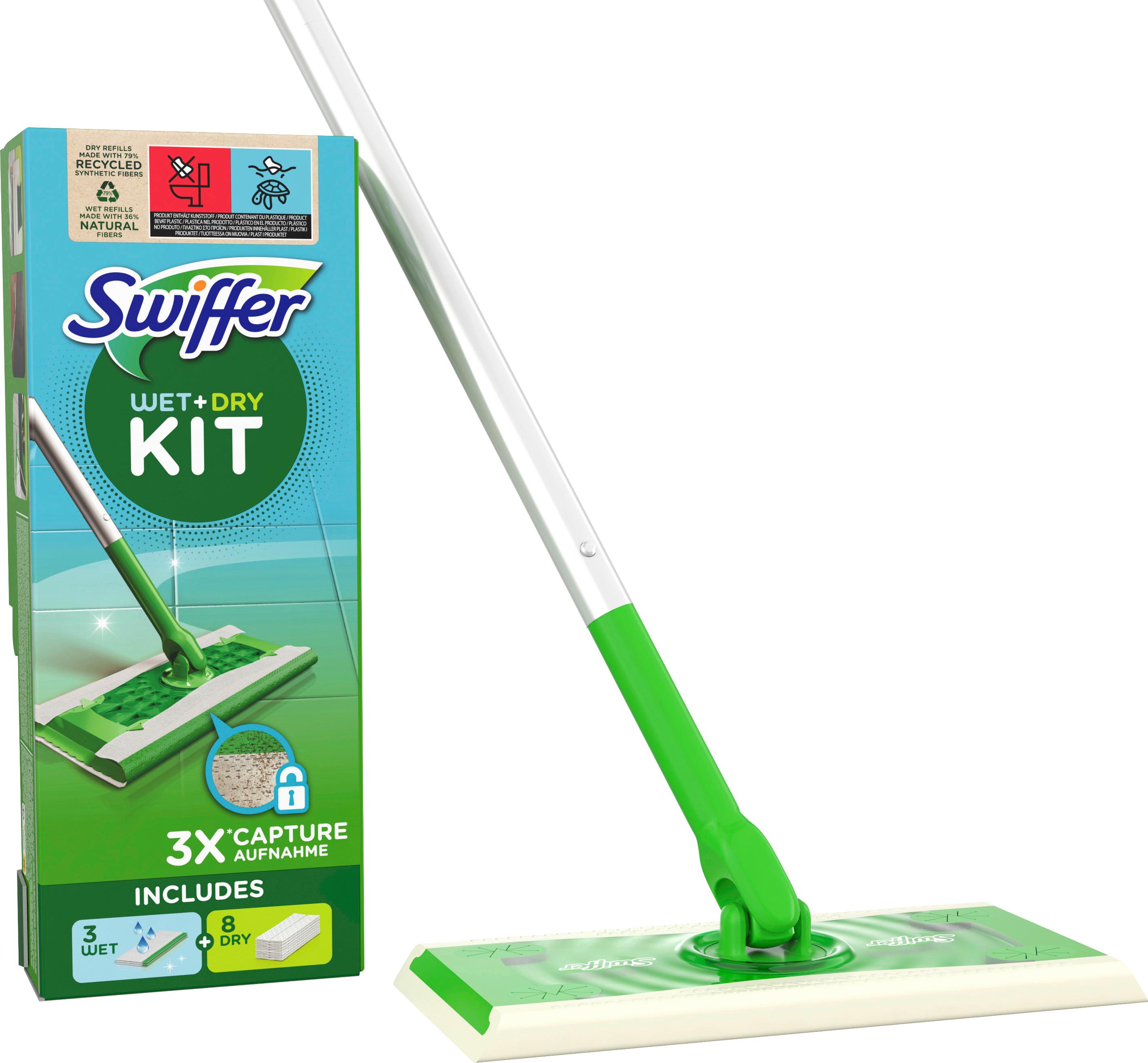 Produktbild Swiffer Bodenstab Starterset + 8 Trockentücher + 3 Wet Wischtücher 2 von 8