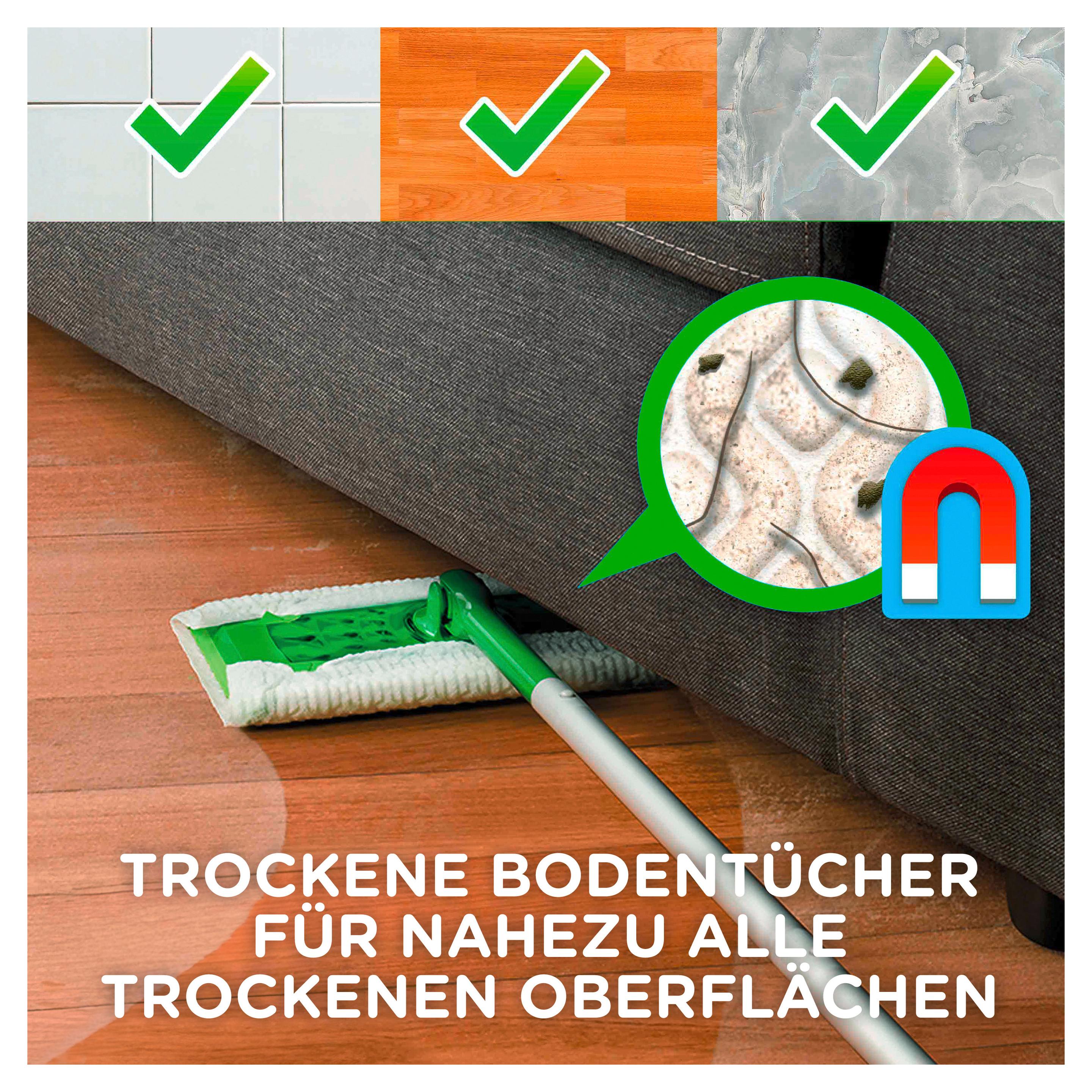 Produktbild Swiffer Bodenstab Starterset + 8 Trockentücher + 3 Wet Wischtücher 7 von 8