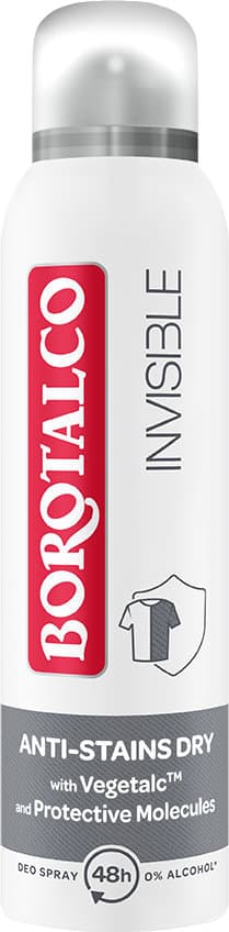 BOROTALCO Deospray Invisible