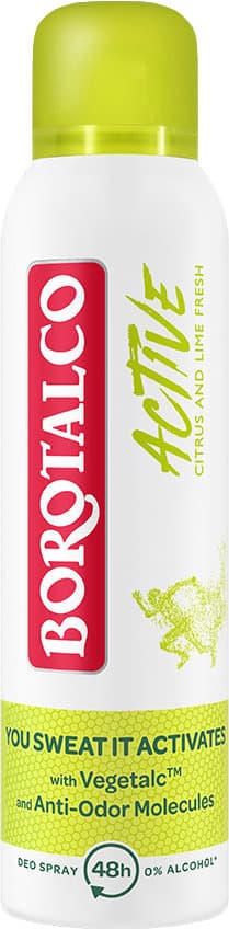 BOROTALCO Deospray Active Citrus