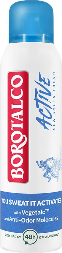 BOROTALCO Deospray Active Sea Salts