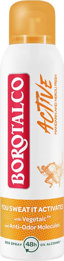 BOROTALCO Deospray Active Mandarin