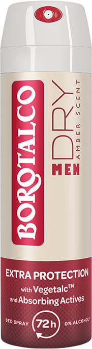 BOROTALCO MEN Deospray Dry Amber