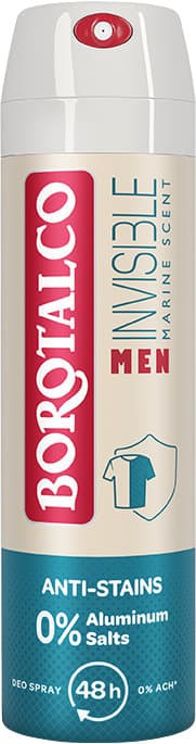 BOROTALCO MEN Deospray Invisible Marine