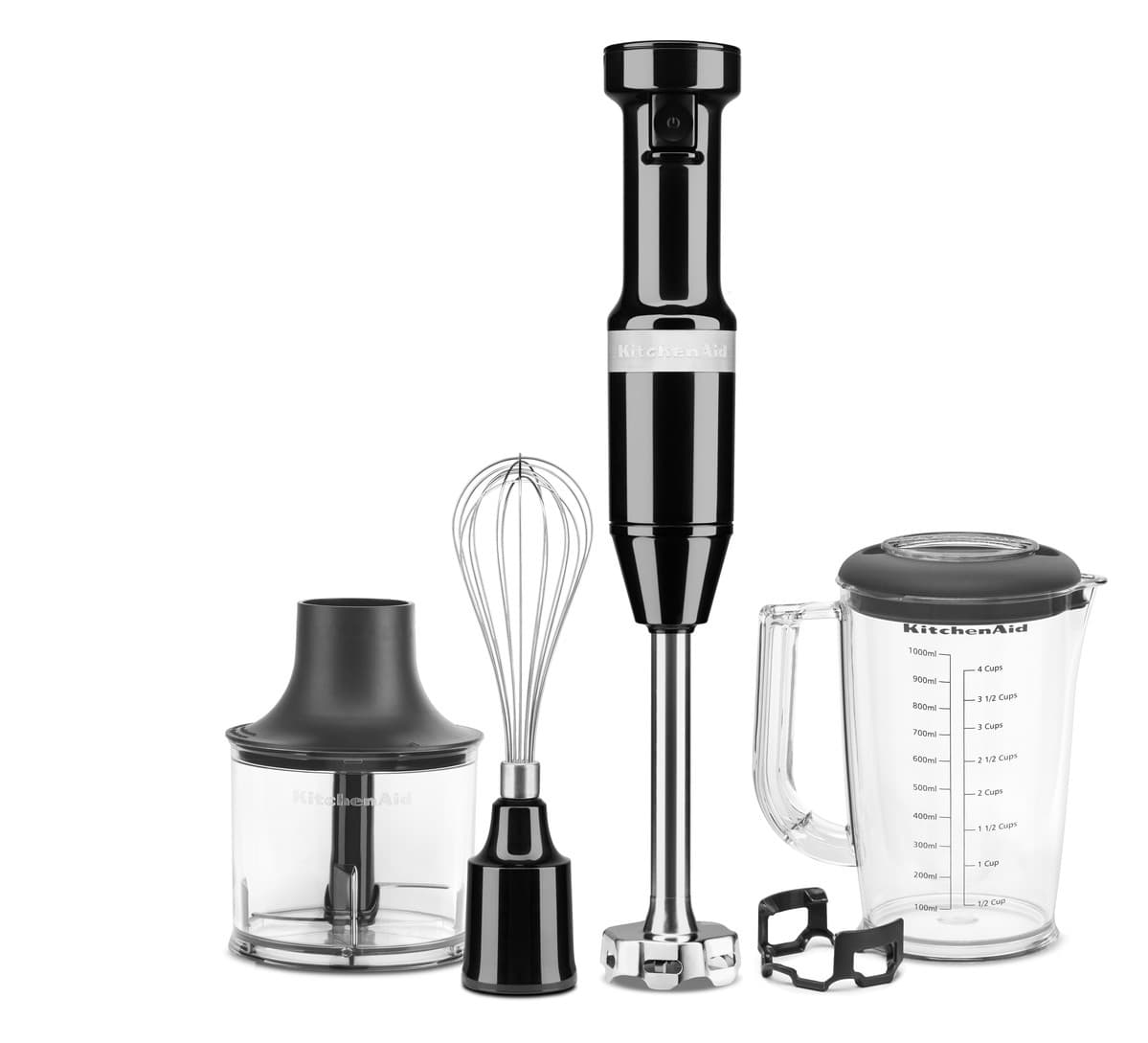 KitchenAid Stabmixer mit Zubehör 5KHBV83 onyx schwarz