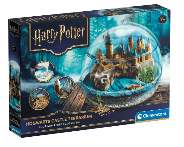Clementoni Harry Potter Hogwarts Schloss Terrarium – Experimentier- und Pflanzenset ab 7 Jahren