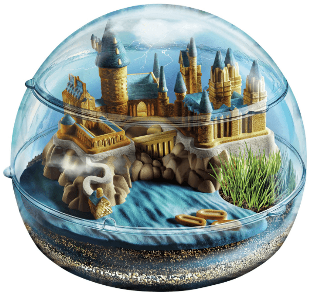 Clementoni Harry Potter Hogwarts Schloss Terrarium – Experimentier- und Pflanzenset ab 7 Jahren