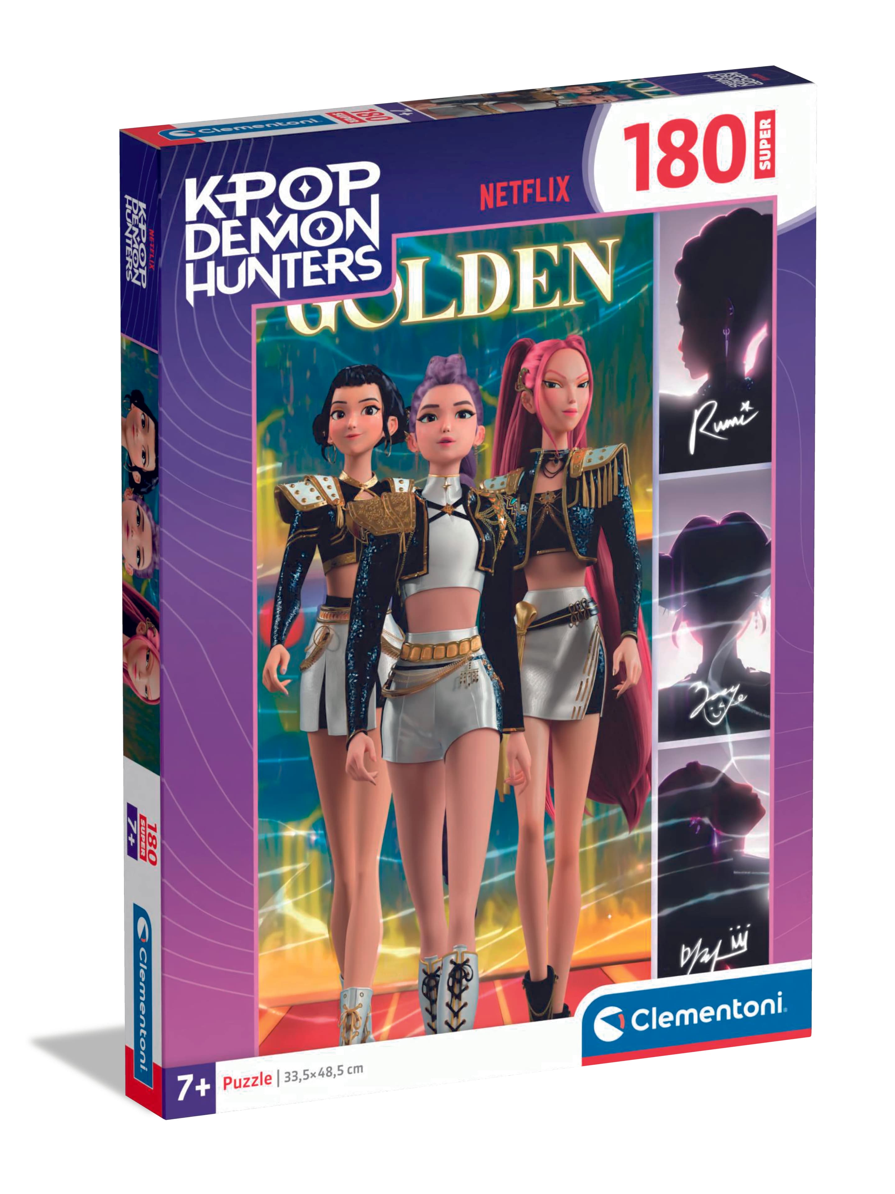 Clementoni - SUPER K-Pop Demon Hunters 180 Teile Puzzle
