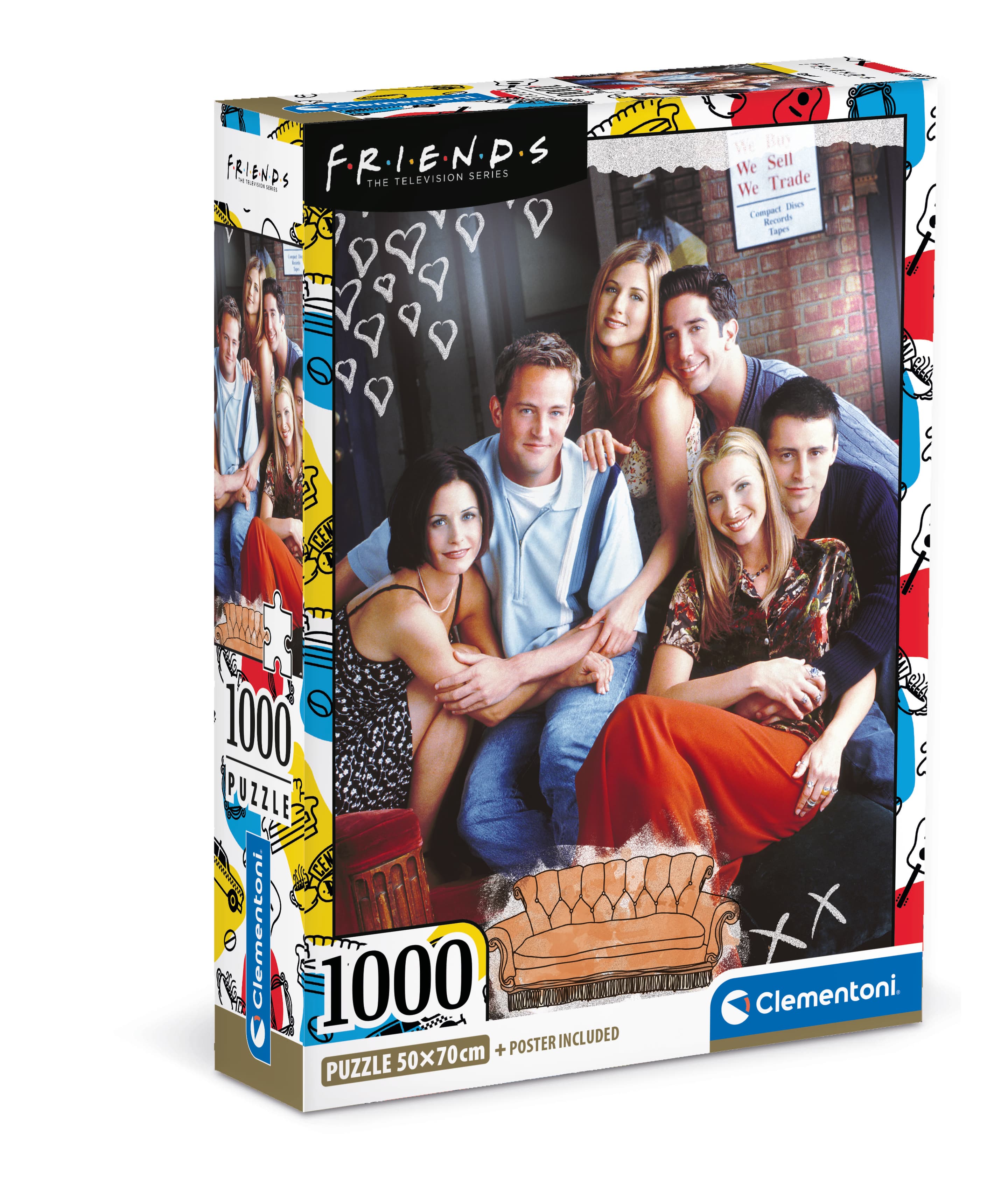 Clementoni - Friends Puzzle, 1000 Teile
