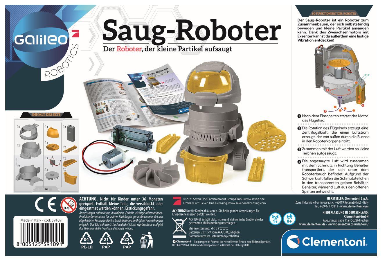 Produktbild Clementoni - Galileo - Saug-Roboter 4 von 6