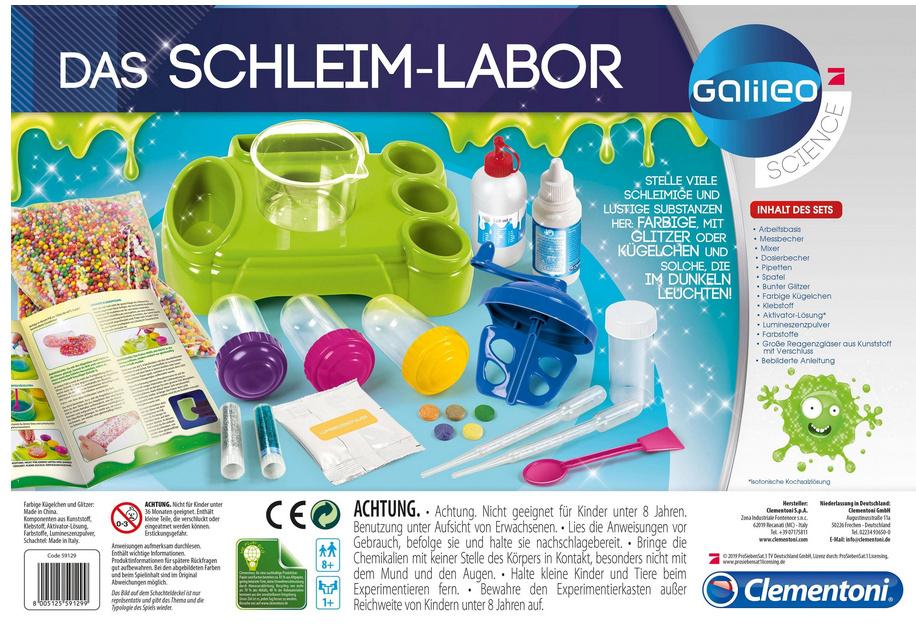 Produktbild Clementoni - Galileo - Das Schleim-Labor 3 von 6