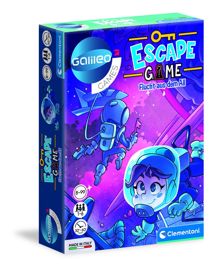 Clementoni - Escape Game - Flucht aus dem All