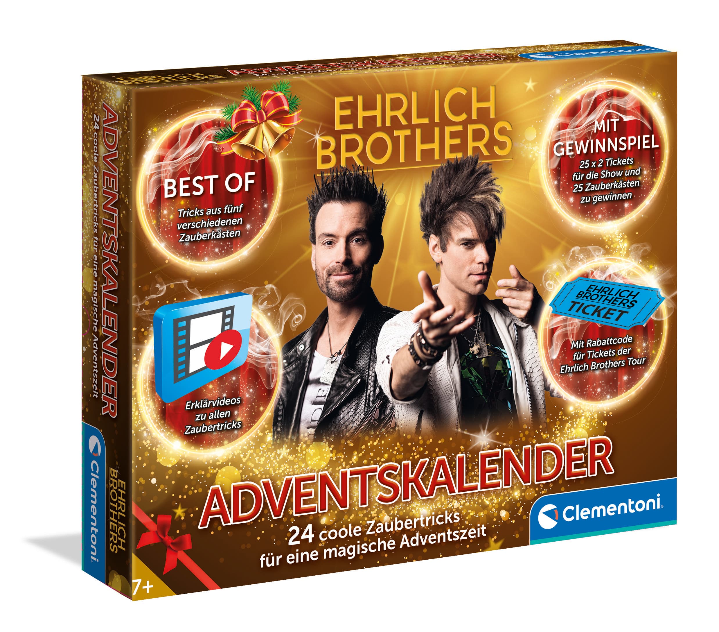 Clementoni - Ehrlich Brothers Adventskalender der Magie