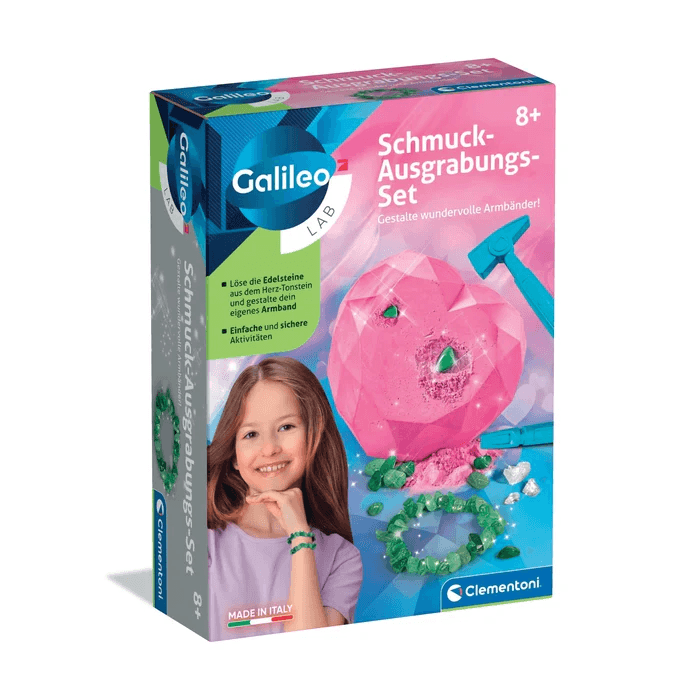 Clementoni - Galileo - Schmuck-Ausgrabungs-Set