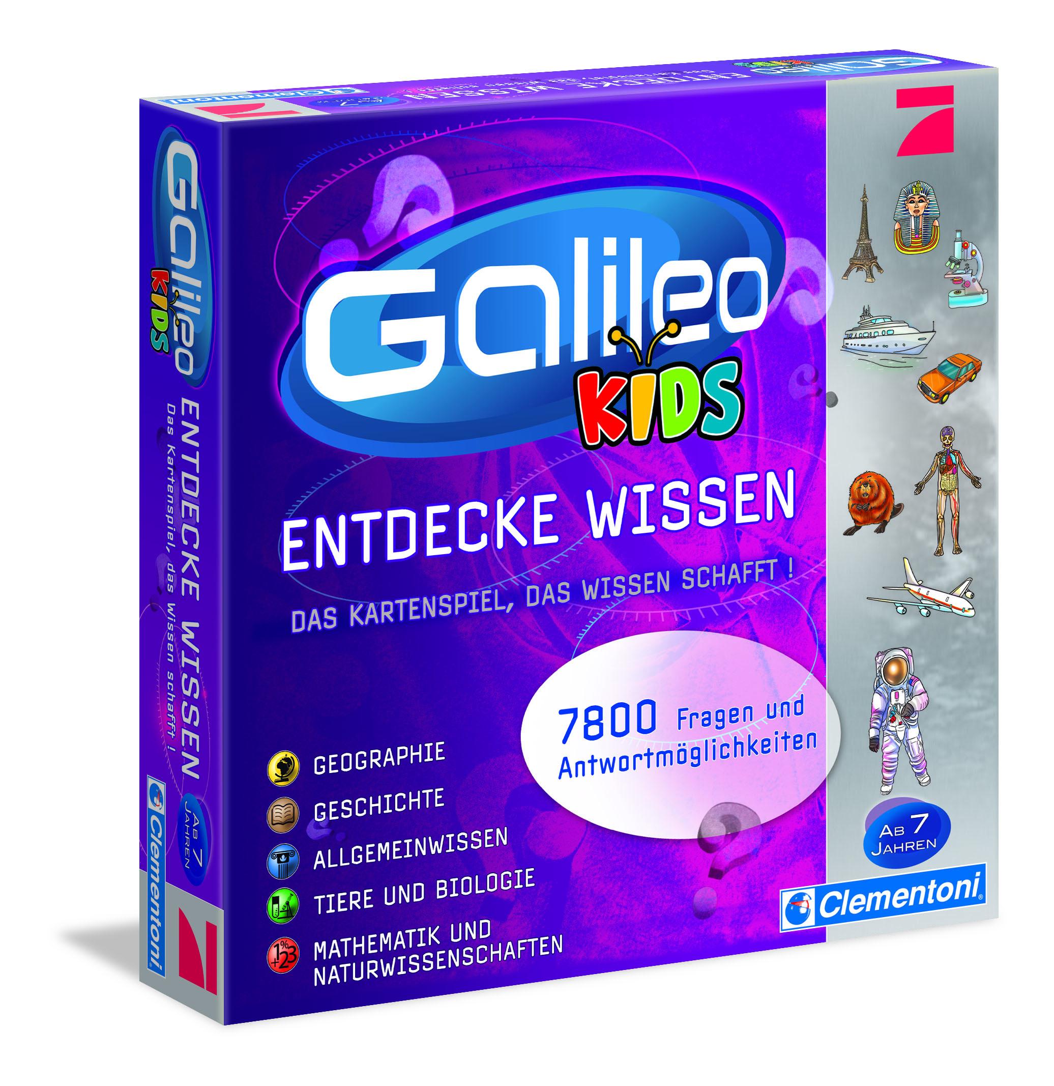 Clementoni - Galileo Kids - Das grosse Wissens-Quiz