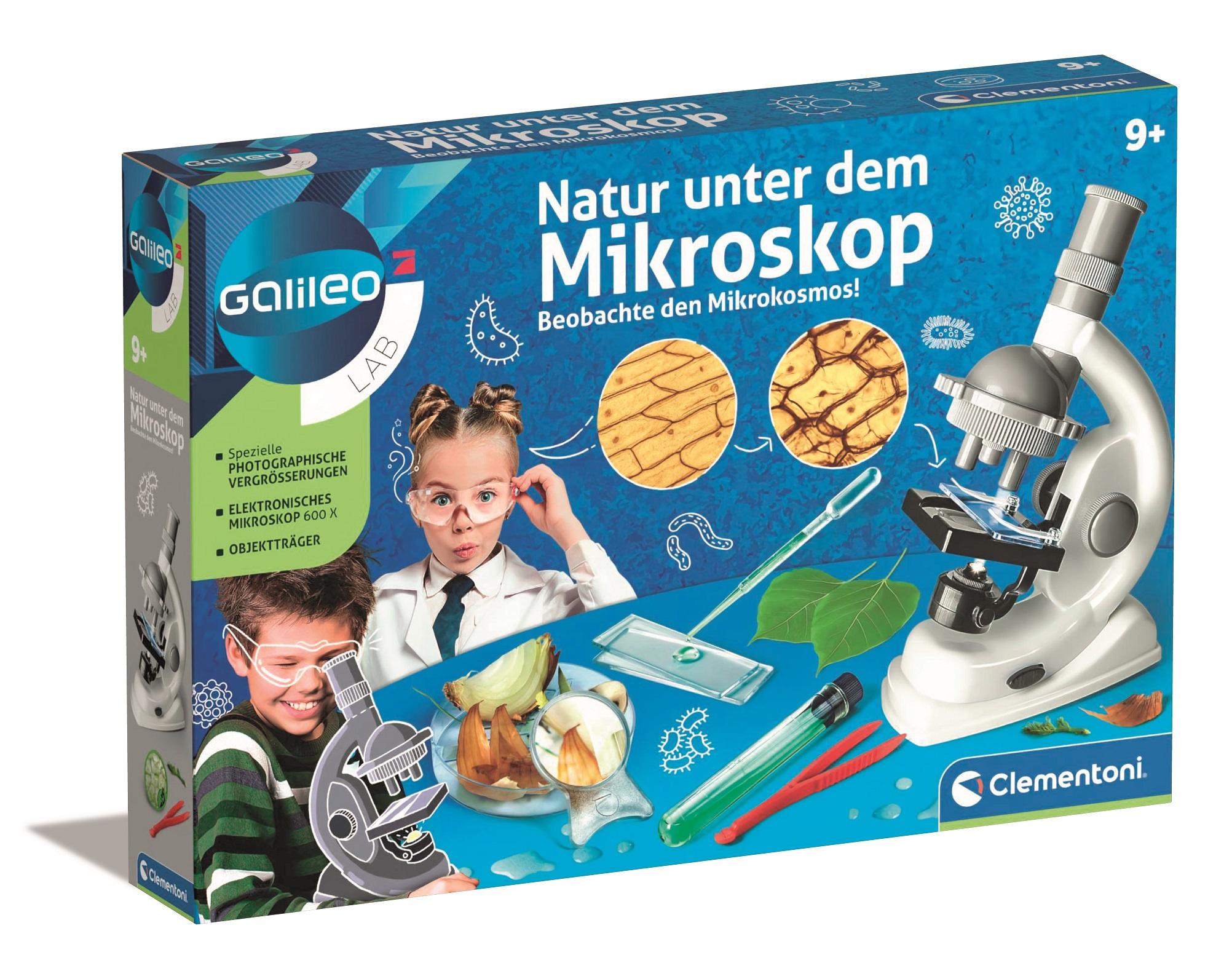 Clementoni - Galileo - Natur unter dem Mikroskop