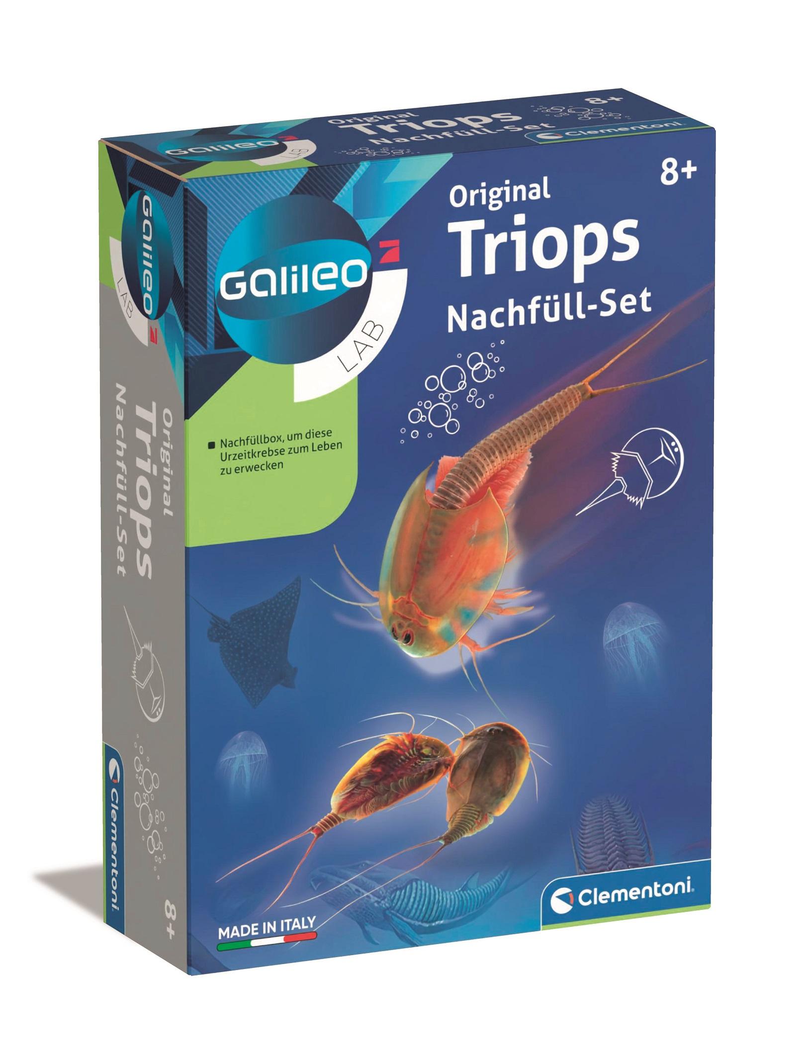 Clementoni - Galileo - Original Triops - Nachfüllset