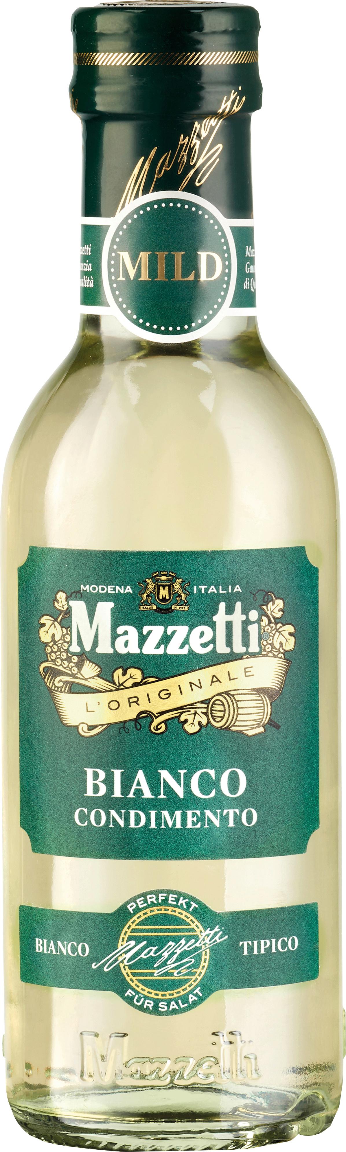 Mazzetti Balsamico Bianco Condimento mild