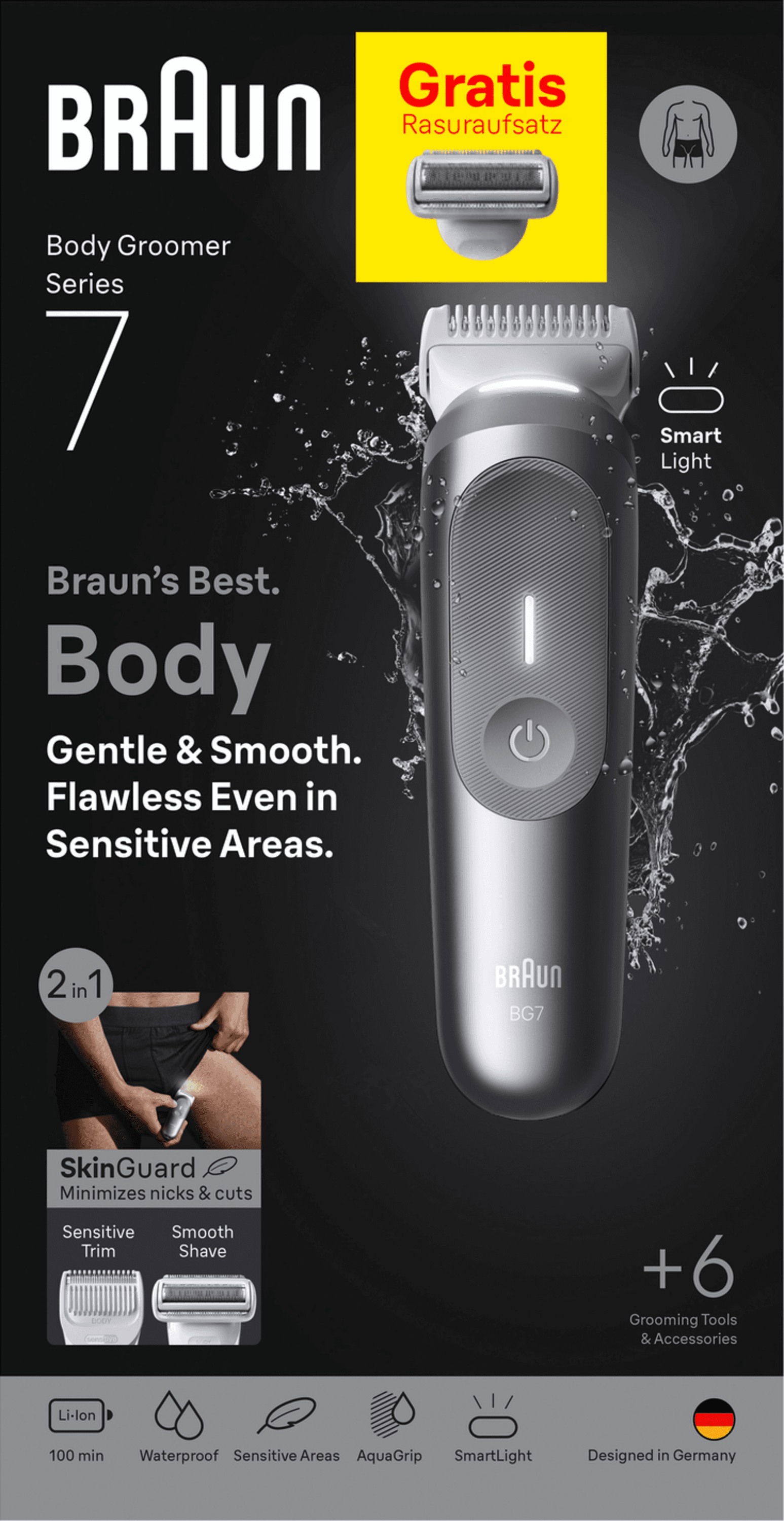 BRAUN Bodygroomer Series 7 BG7550