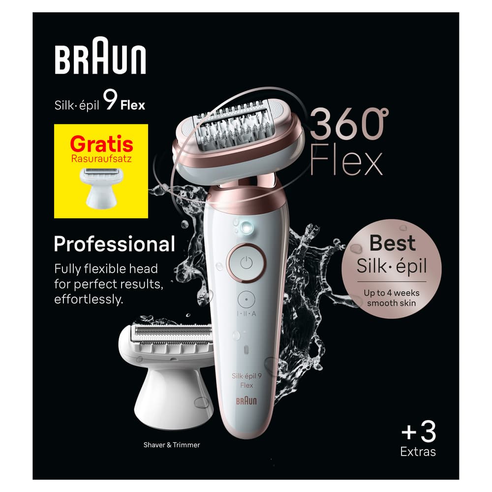 BRAUN Epilierer Silk épil 9 Flex 9-030 3D 