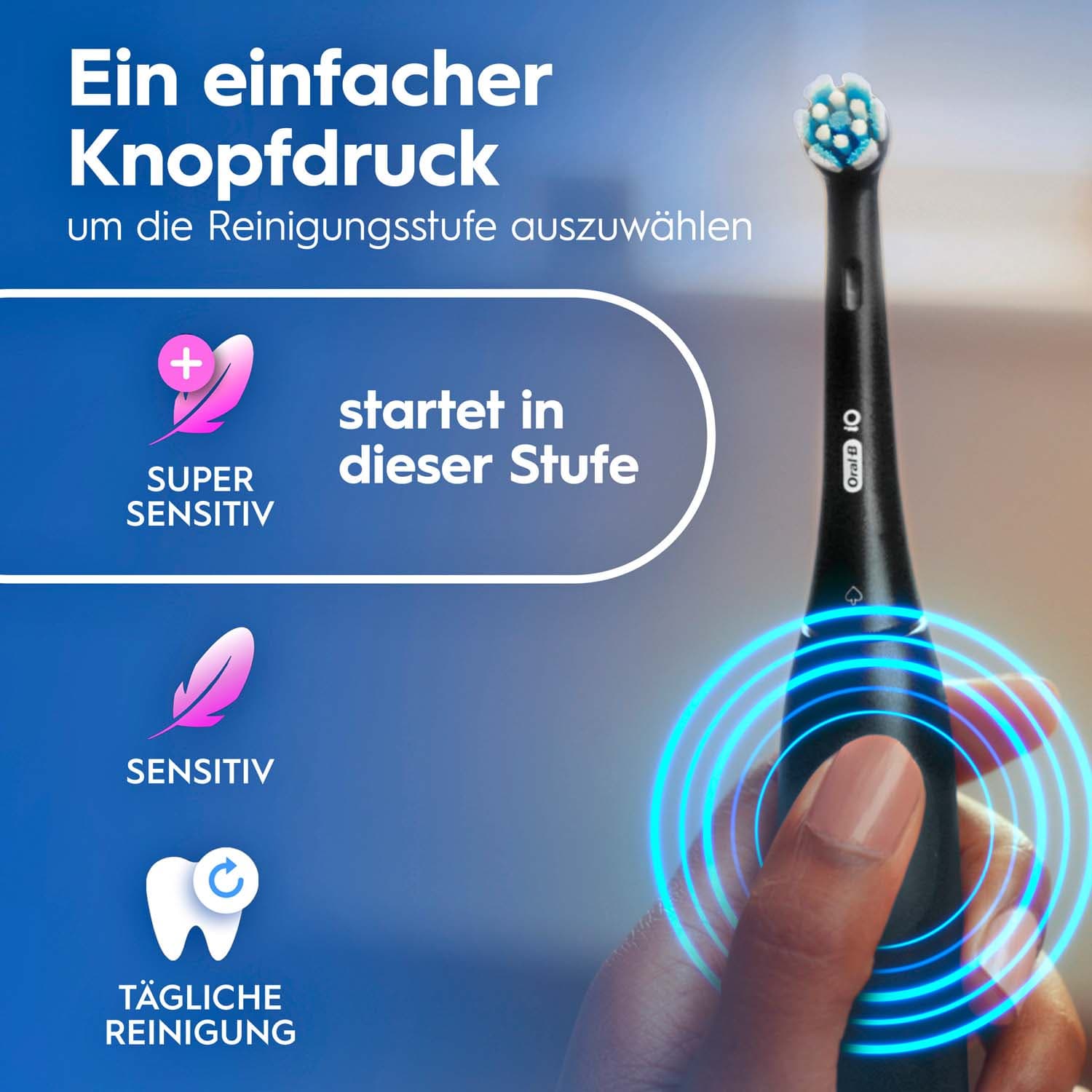 Oral-B iO elektrische Zahnbürste Series 2 Night Black Geschenk Edition
